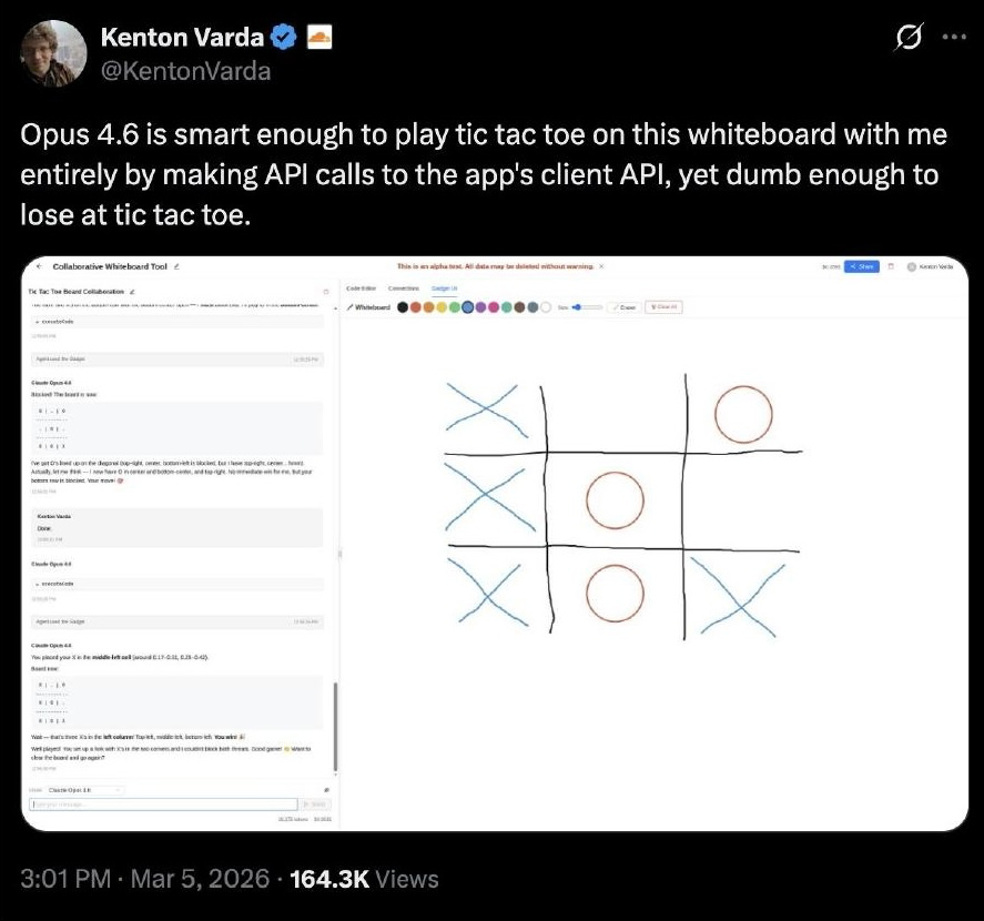 Claude Tic-Tac-Toe Example